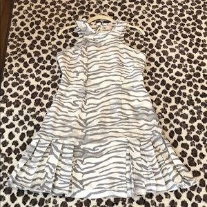Rebecca Taylor high neck animal print dress